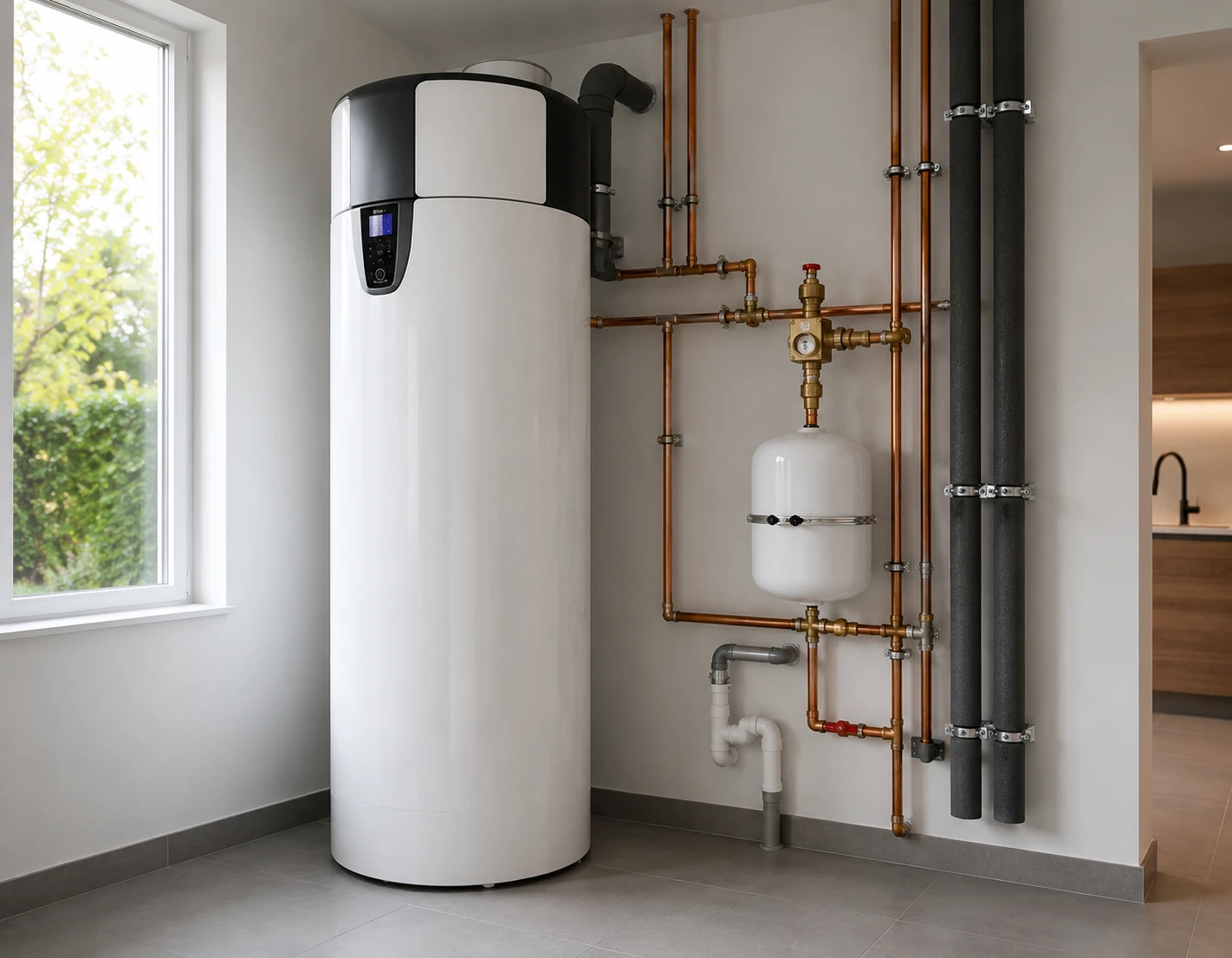 Boiler thermodynamique installé par Chauffage Vermeiren