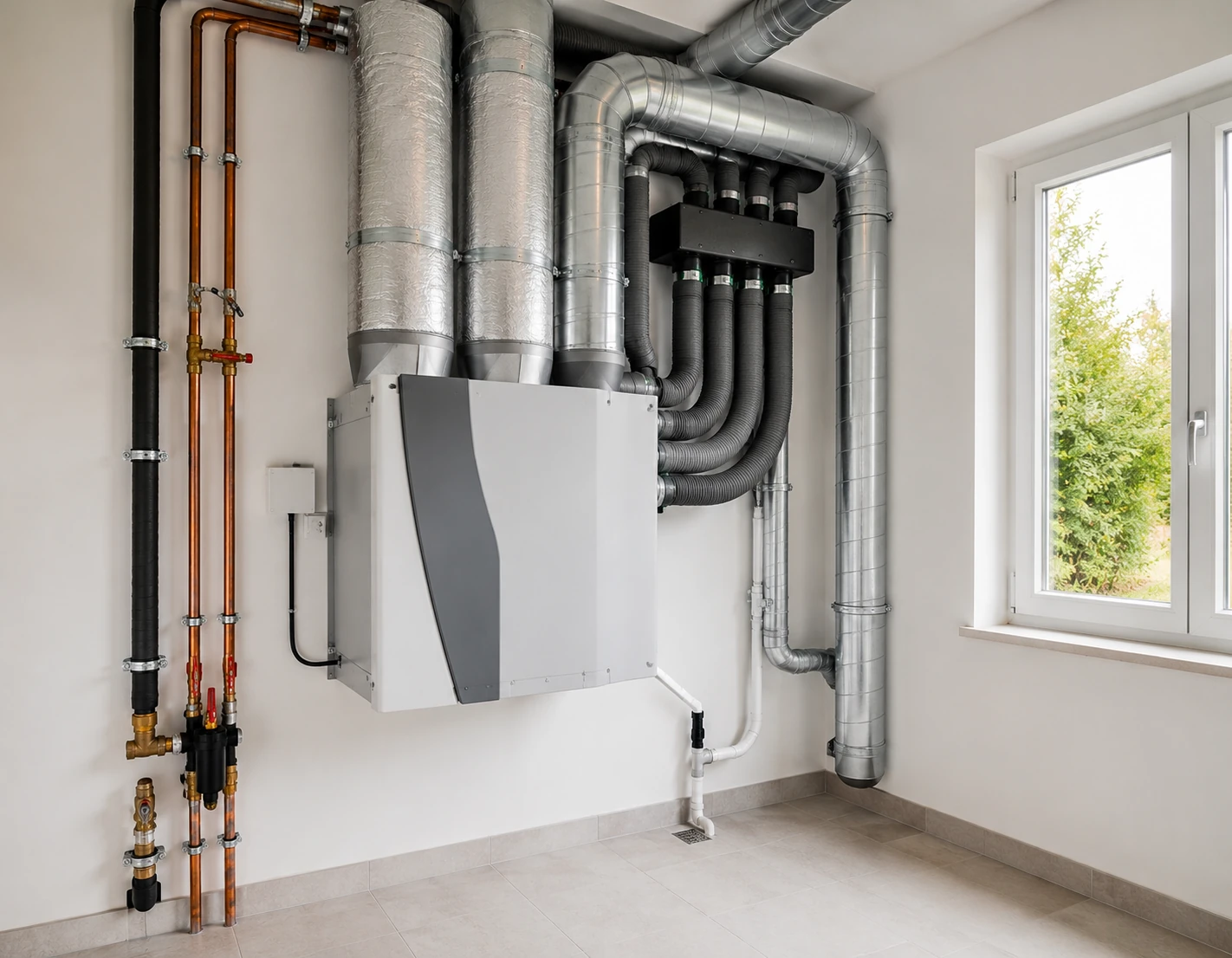Installation réalisée par Chauffage Vermeiren