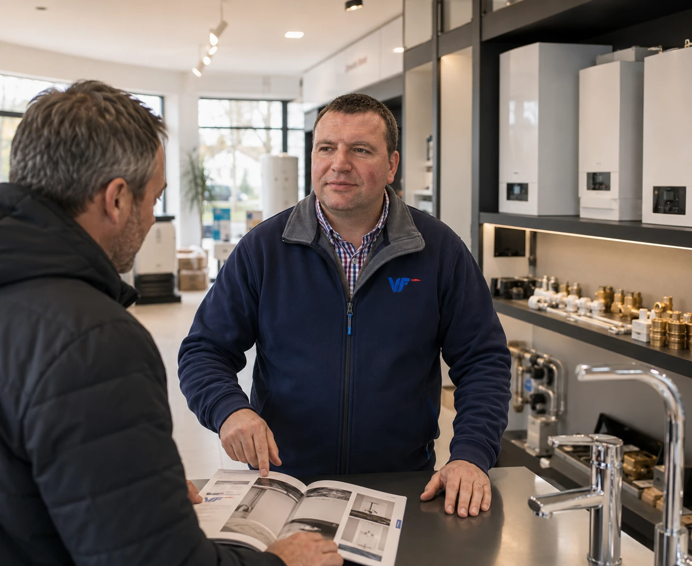 Showroom Chauffage Vermeiren à Gosselies