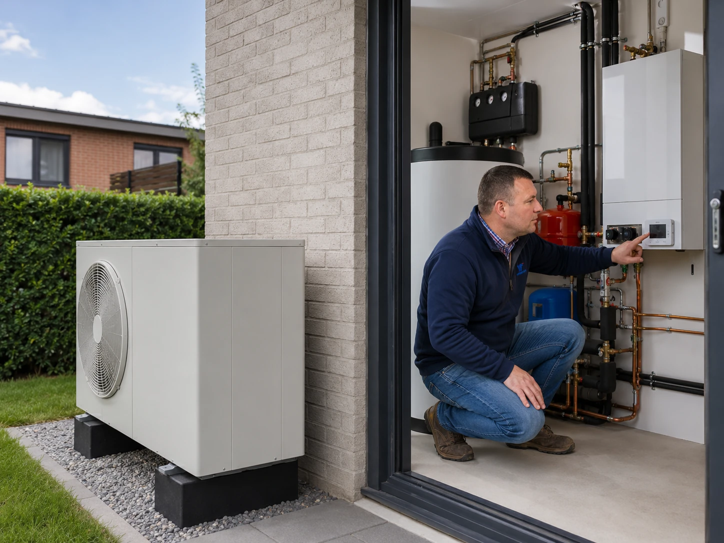 Pompe à chaleur installée par Chauffage Vermeiren
