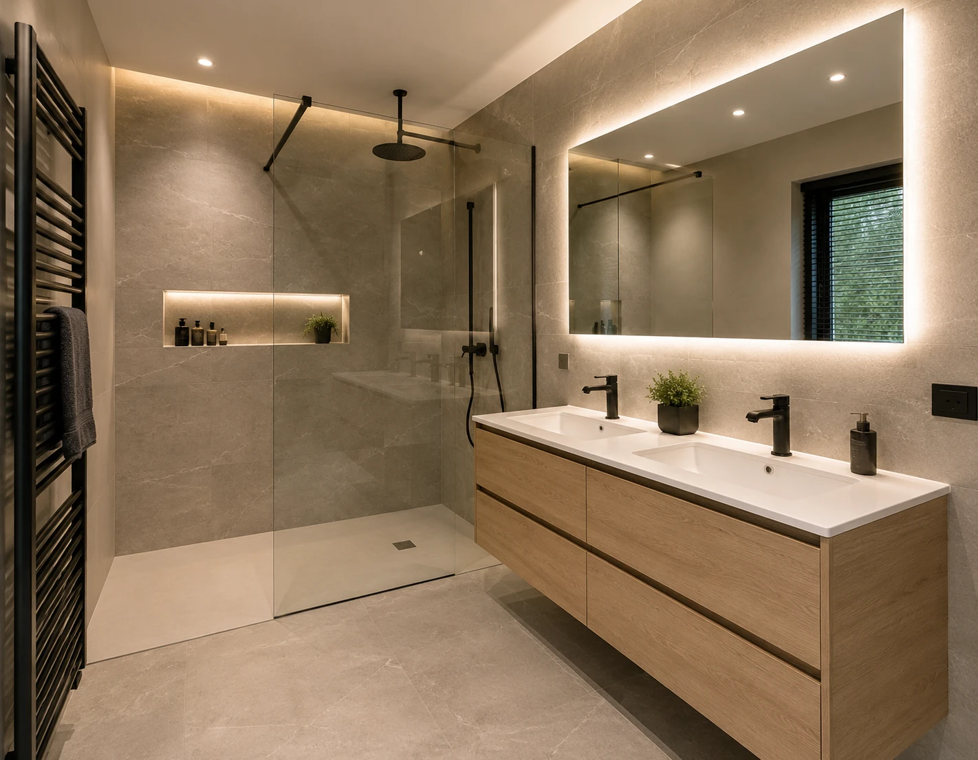 Rénovation complète d’une salle de bain à Gilly