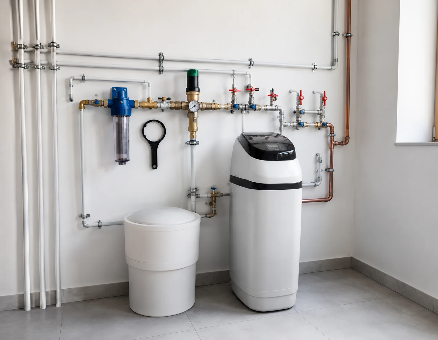 Installation complète d’un système de traitement de l’eau à Thuin