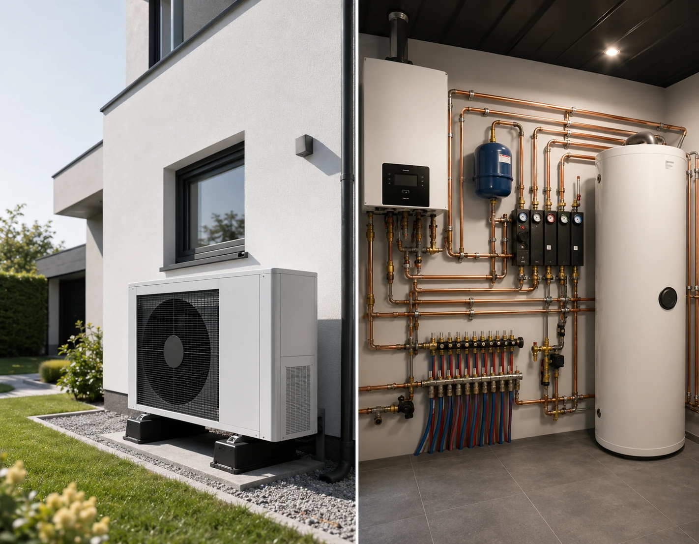 Installation complète d’une pompe à chaleur résidentielle à Gerpinnes
